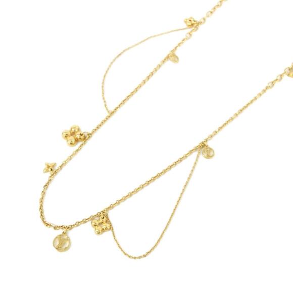 LOUIS VUITTON Gold Necklace - Picture 1 of 3